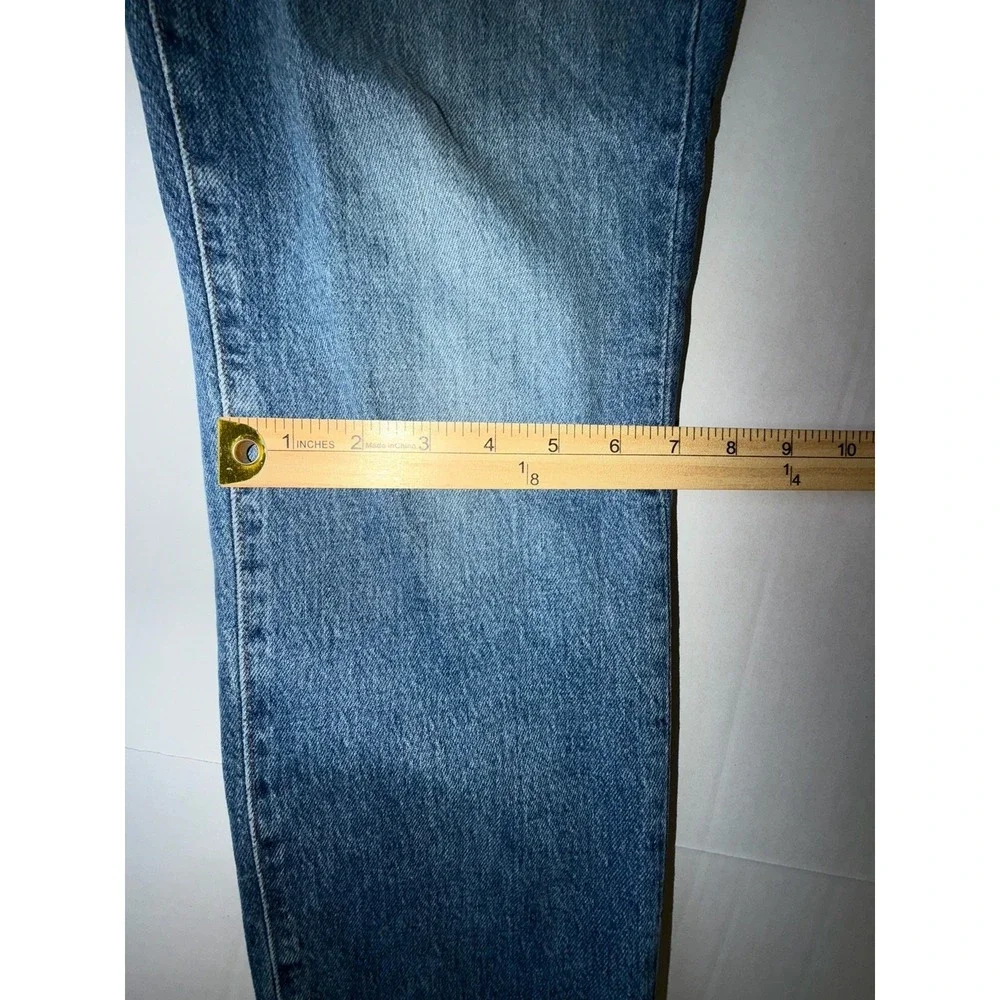 Madewell Jeans Womens 29 Blue The Perfect Vintage Straight-Leg High Rise Denim - Picture 6 of 8